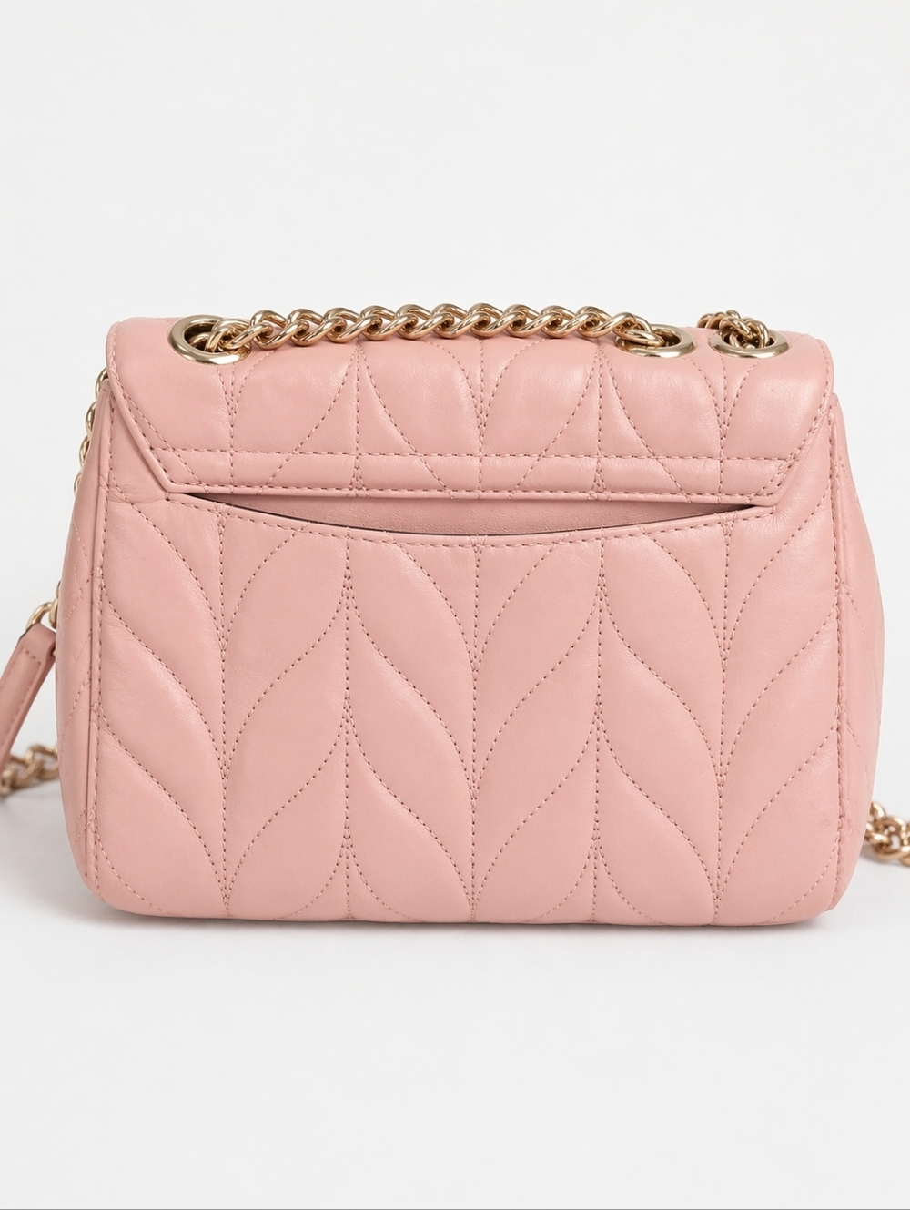 Kate Spade Blush Quilted Leather Chain Crossbody Bag - Picture 3 of 4